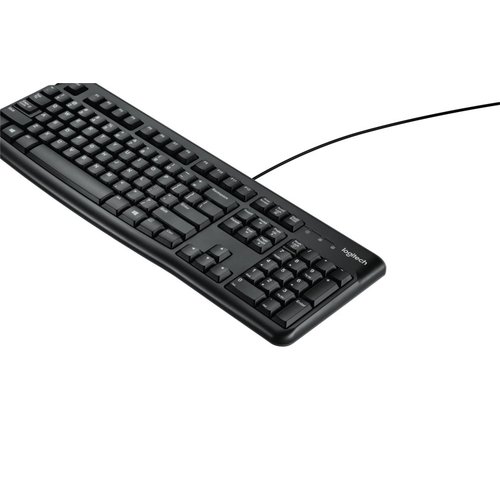 Logitech K120 toetsenbord USB QWERTY Internationaal Noordzee Zwart