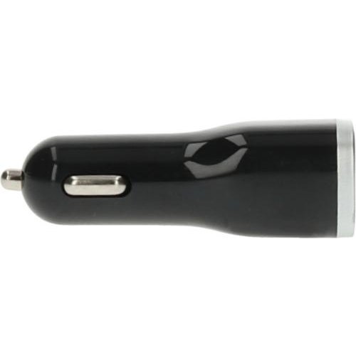 Mobiparts Car Charger Dual USB-A en USB-C 2.4A Black