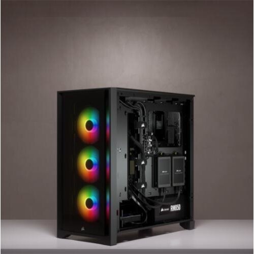 Corsair iCUE 4000X RGB Midi Tower Zwart