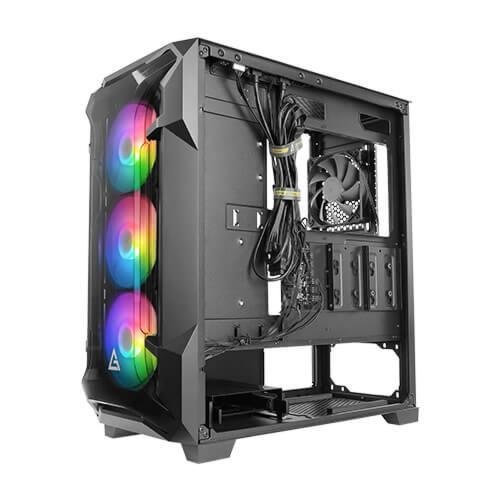 Antec DF600 Flux Midi Tower Zwart / RGB