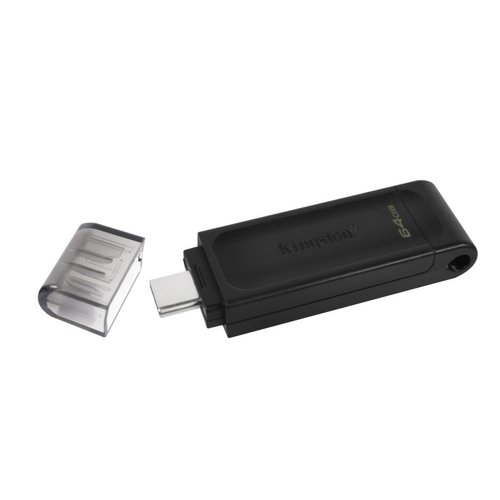 Kingston Technology DataTraveler 70 USB flash drive 64 GB USB Type-C 3.2 Gen 1 (3.1 Gen 1) Zwart