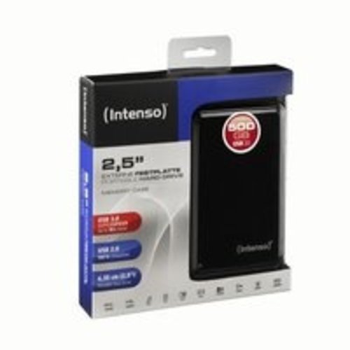 Intenso Memory Case 2.5" USB 3.0 externe harde schijf 500 GB Zwart