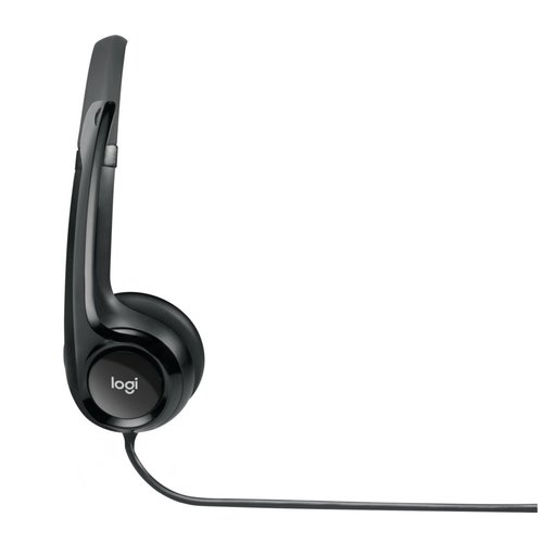 Logitech H390 USB Computer Headset Met rijke digitale audio en knoppen op de draad