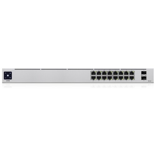 Ubiquiti Networks UniFi 16-Port PoE Managed L2/L3 Gigabit Ethernet (10/100/1000) Power over Ethernet (PoE) 1U Zilver
