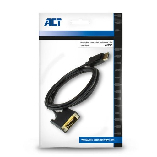 ACT Displayport - DVI M/M 1.8M