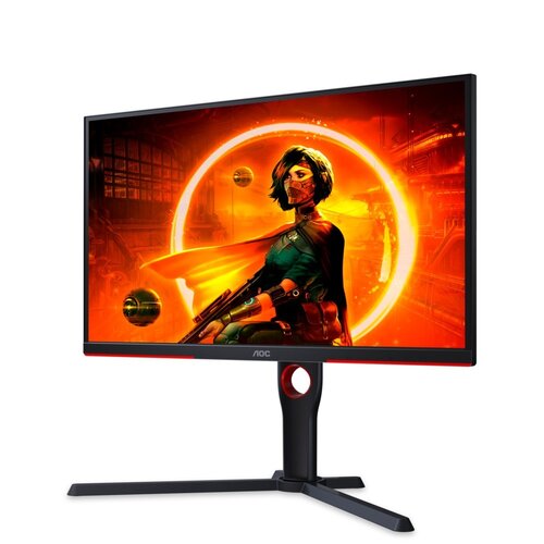 AOC 25G3ZM/BK computer monitor 62,2 cm (24.5") 1920 x 1080 Pixels Full HD Zwart, Rood