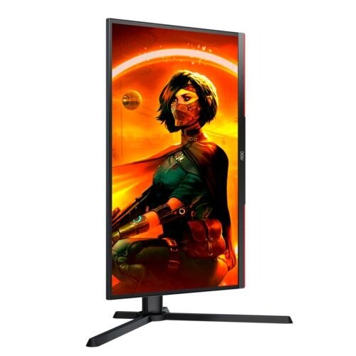 AOC 25G3ZM/BK computer monitor 62,2 cm (24.5") 1920 x 1080 Pixels Full HD Zwart, Rood