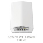 Netgear NETGEAR SXR50 Tri-band (2.4 GHz / 5 GHz / 5 GHz) Wi-Fi 6 (802.11ax) Wit 4 Intern