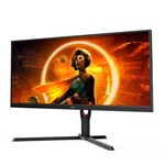 AOC G3 U34G3XM/EU LED display 86,4 cm (34") 3440 x 1440 Pixels UltraWide Quad HD Zwart, Rood