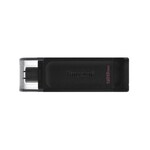 Kingston Technology DataTraveler 70 USB flash drive 128 GB USB Type-C 3.2 Gen 1 (3.1 Gen 1) Zwart