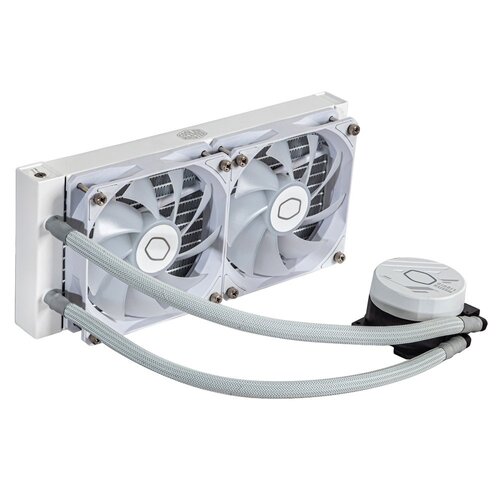 CoolerMaster Cooler Master MasterLiquid 240L Core ARGB White Processor Kit voor vloeistofkoeling 12 cm Wit