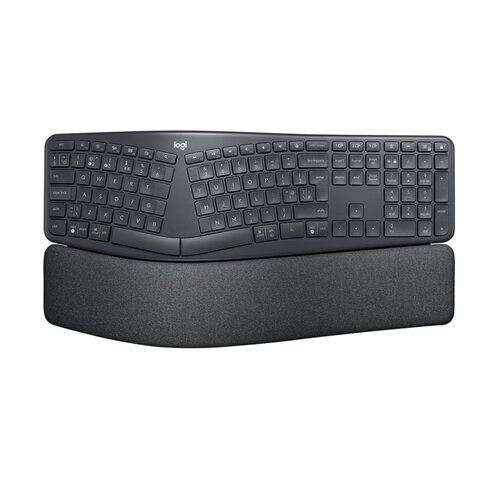 Logitech Ergo K860 toetsenbord RF-draadloos + Bluetooth US International Zwart