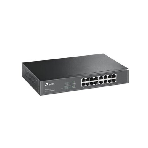 TP-Link TL-SF1016 Unmanaged Fast Ethernet (10/100) 1U Zwart