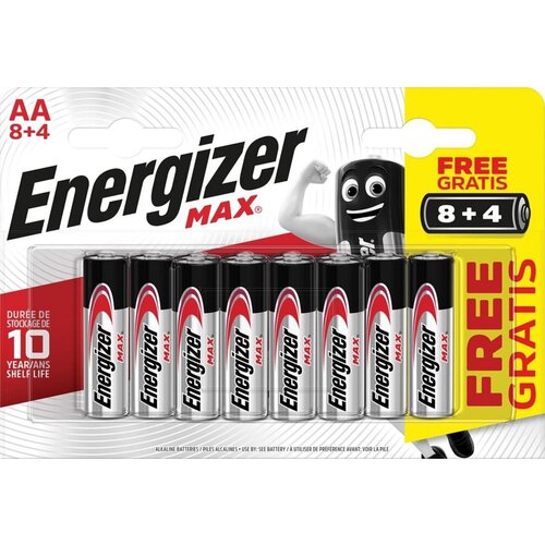 Energizer AA Batterij  Max 8+4