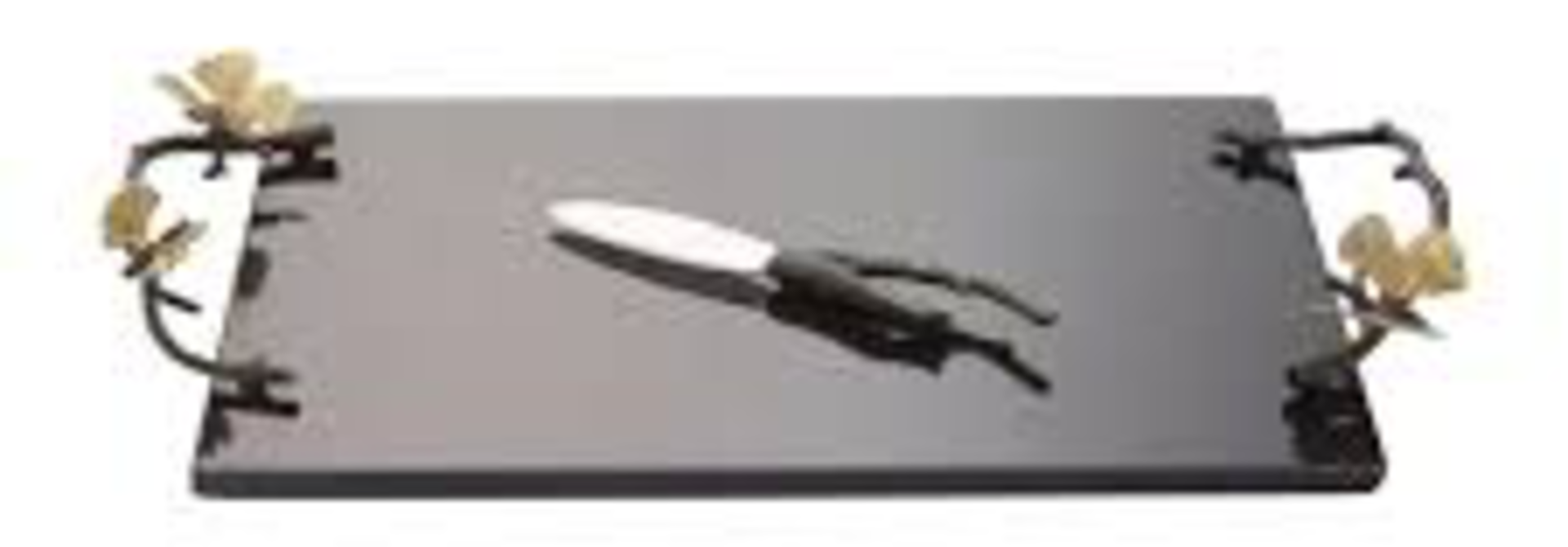 MICHAEL ARAM - Ginkgo Butterfly Granite Cheese Tray