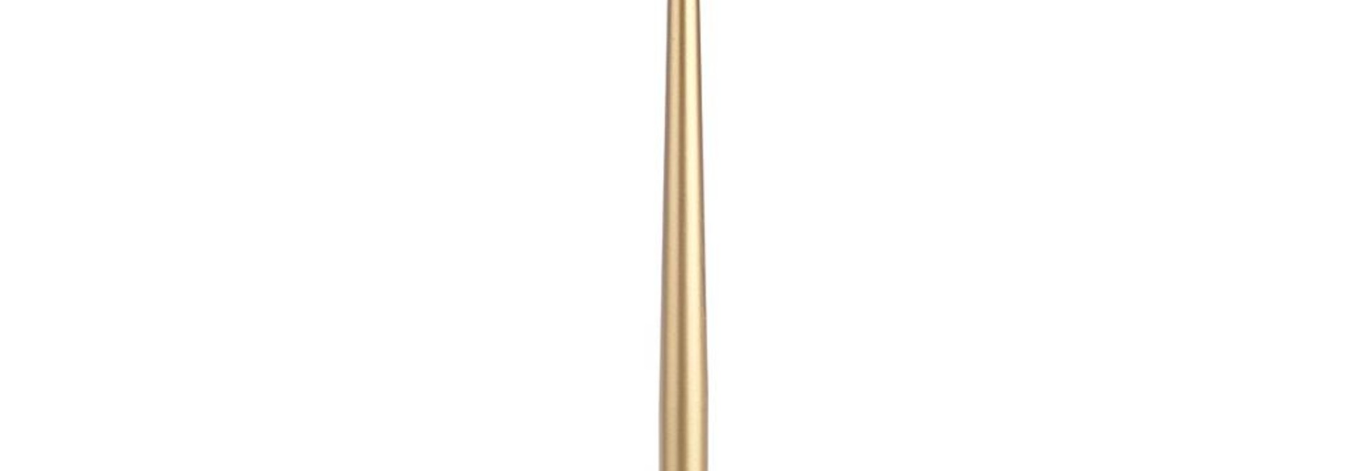 PERNICI - Gold Lacquered Candle H.29cm