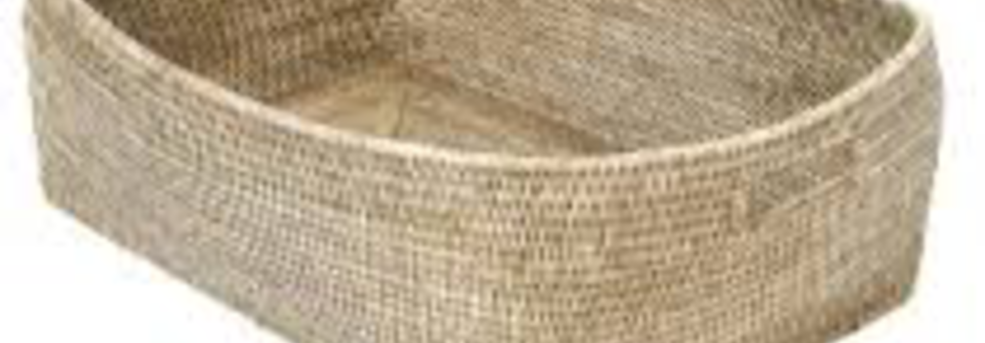PAGAN - Escale Ceruse Rattan Basket 65x44x21cm