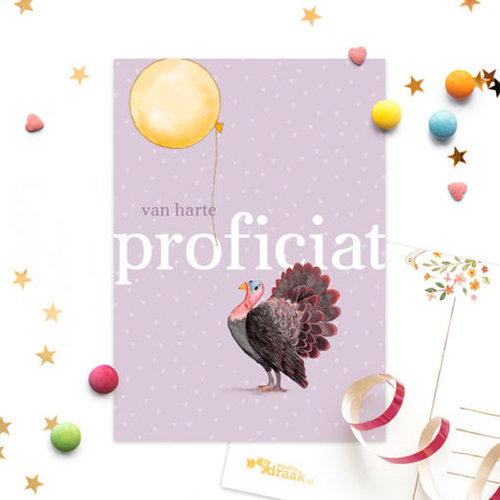 greeting card with text
