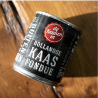 Dutch Cheese fondue in a can