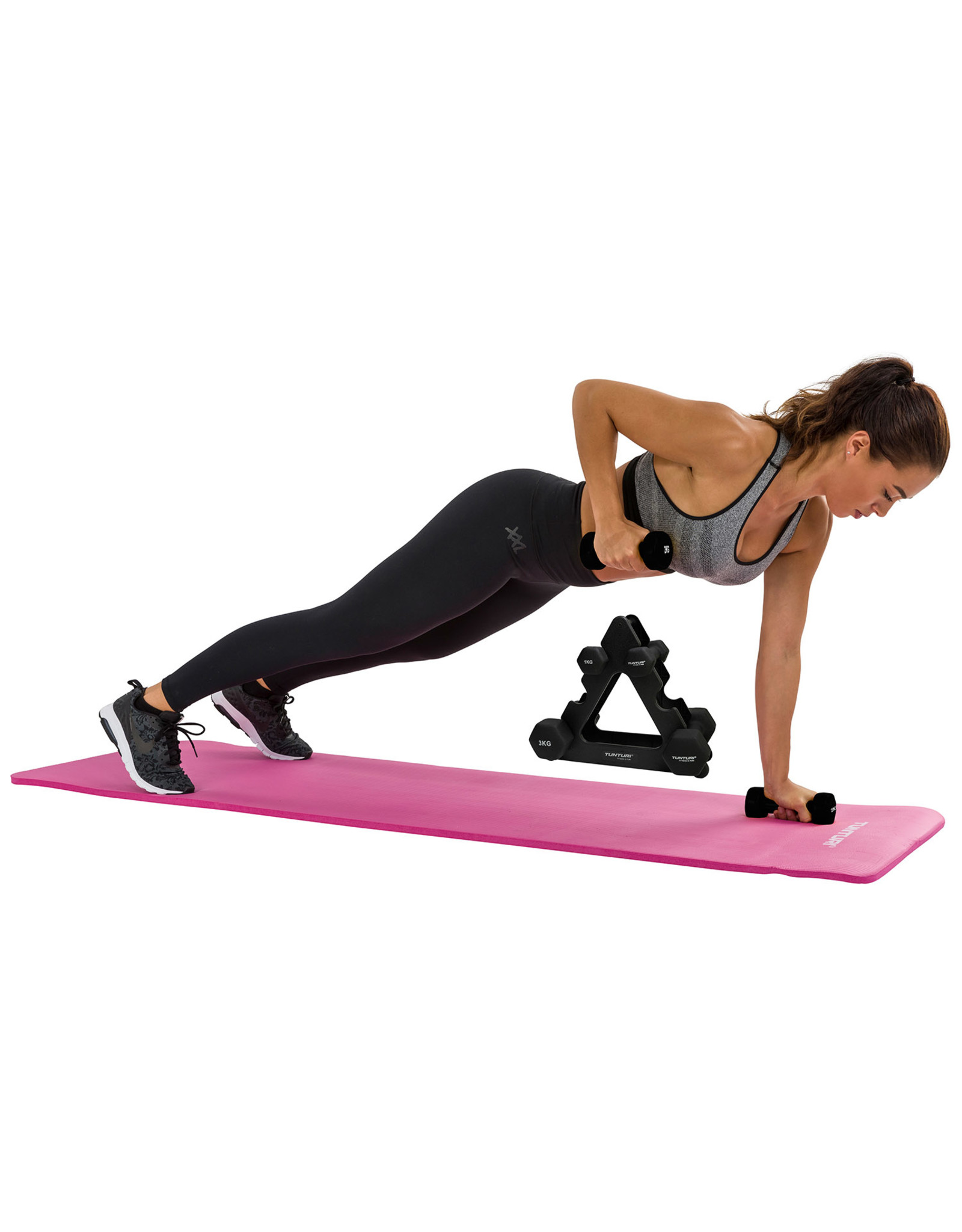 Tunturi Tunturi Neoprene Dumbellset 3Prs+Stand