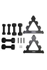 Tunturi Tunturi Neoprene Dumbellset 3Prs+Stand