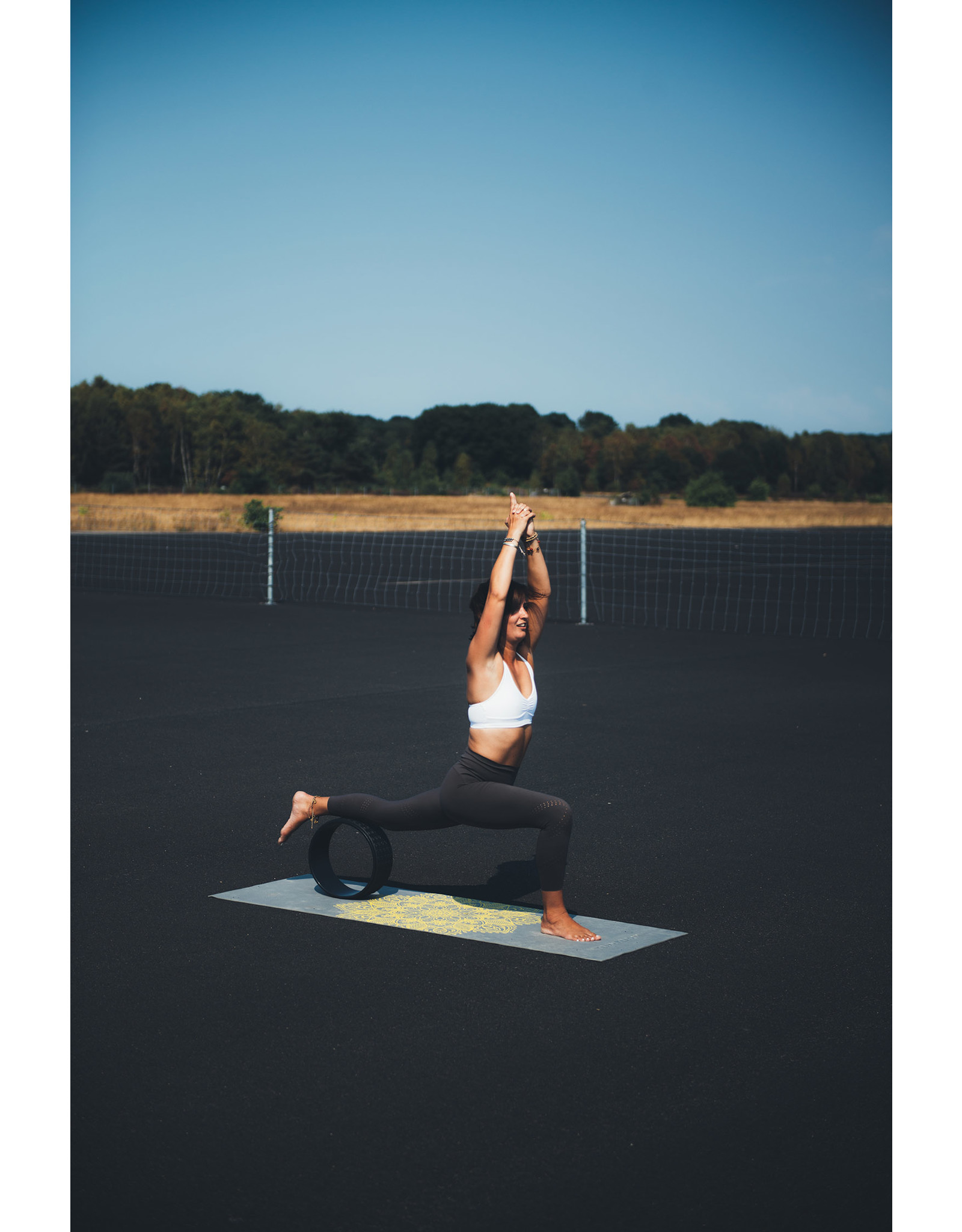 Tunturi Tunturi Yoga Wheel, EVA, Full black