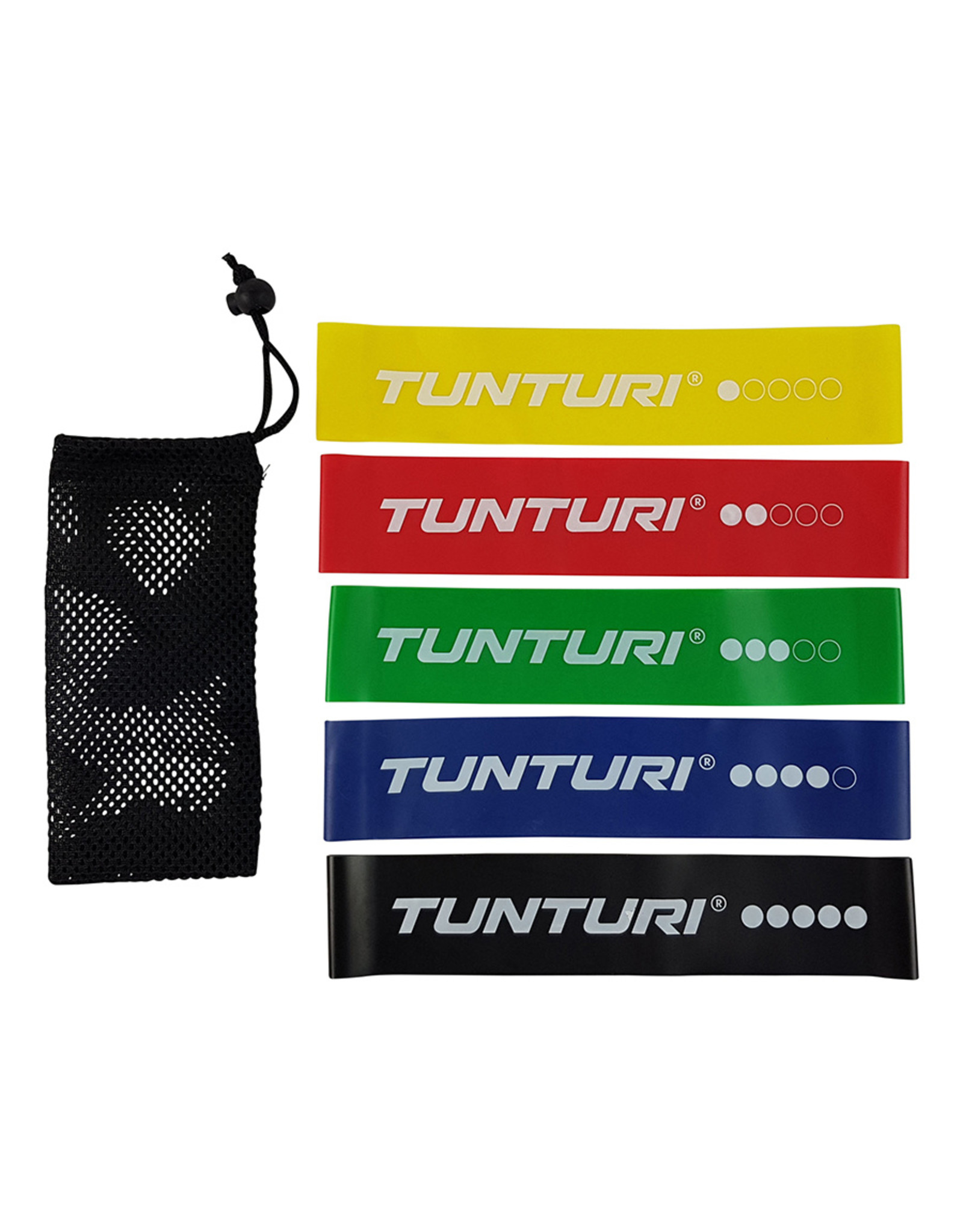 Tunturi Tunturi Mini Resistance Band Set 5pcs