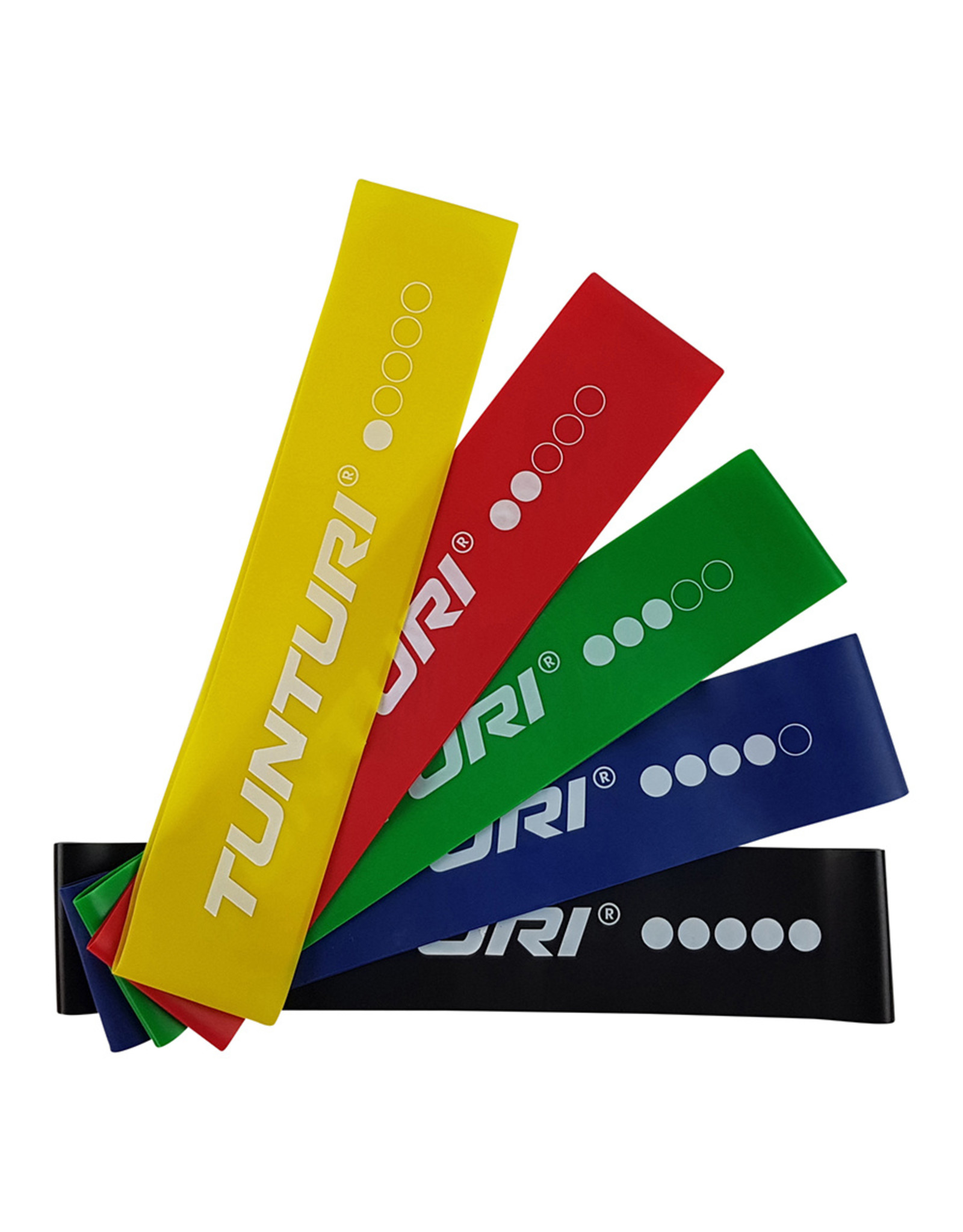 Tunturi Tunturi Mini Resistance Band Set 5pcs