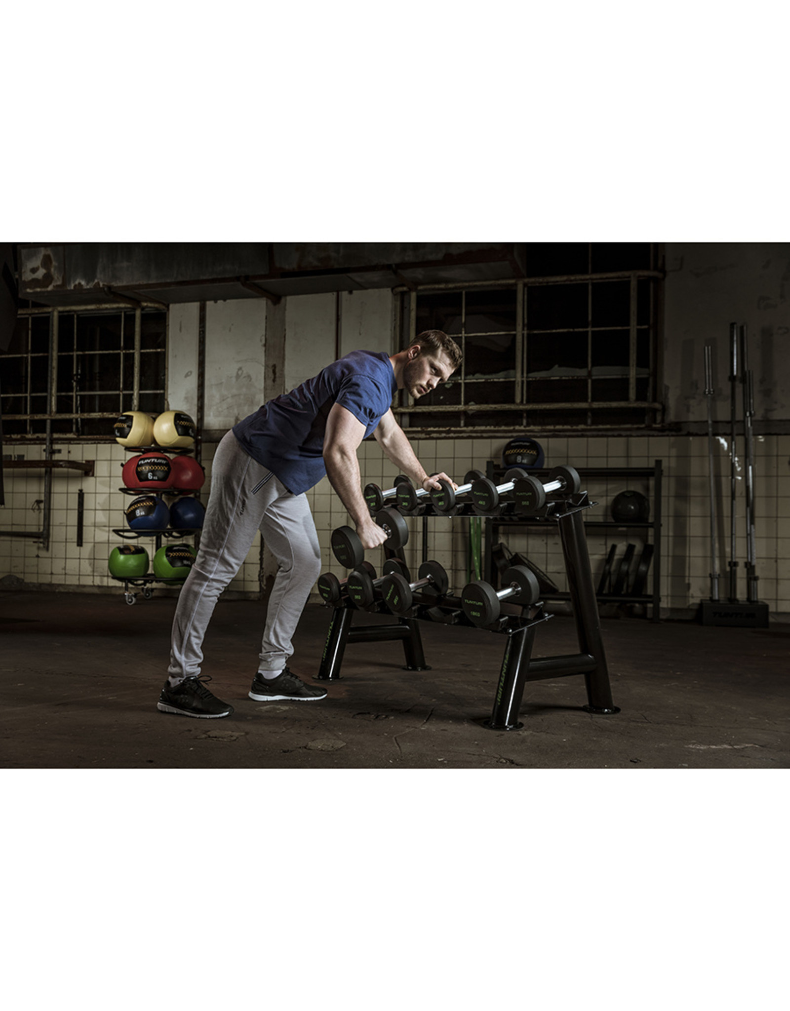 Tunturi Tunturi Pro Dumbbell Rack Plates (2pcs), Incl 5 Saddles