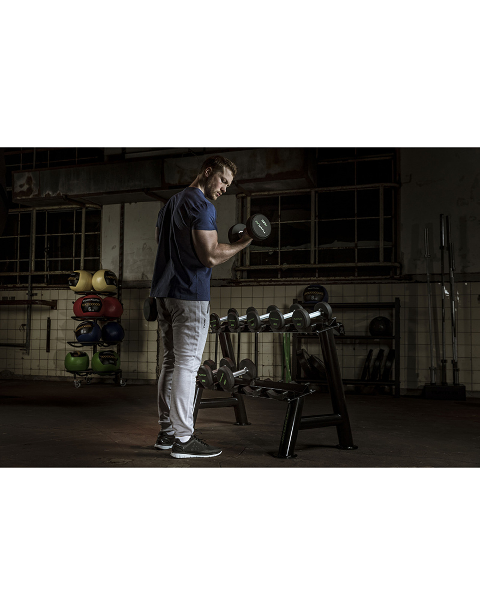 Tunturi Tunturi Pro Dumbbell Rack Plates (2pcs), Incl 5 Saddles