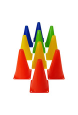 Tunturi Tunturi Training Cone Set, 10pcs, 23cm, Multicolor