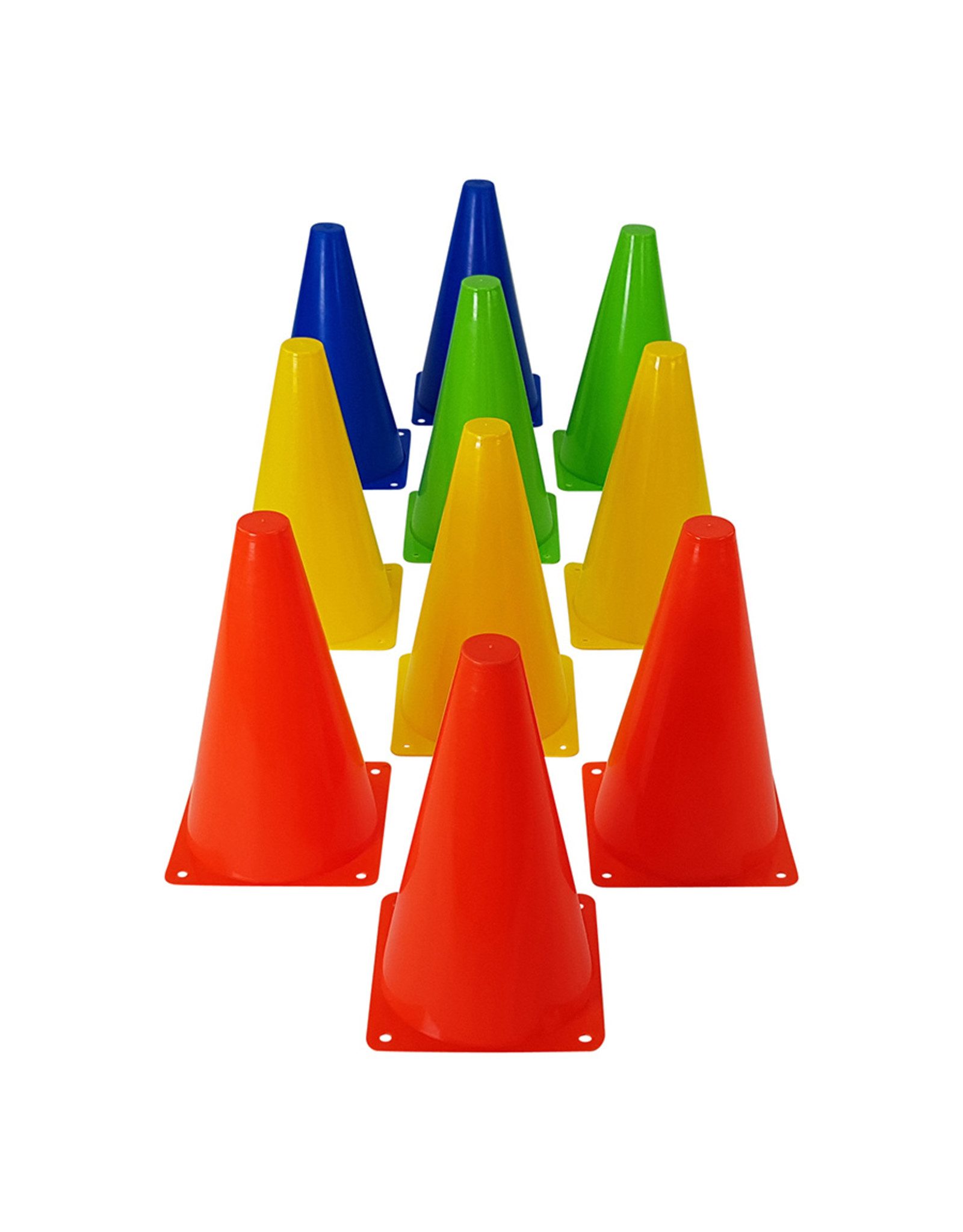Tunturi Tunturi Training Cone Set, 10pcs, 23cm, Multicolor