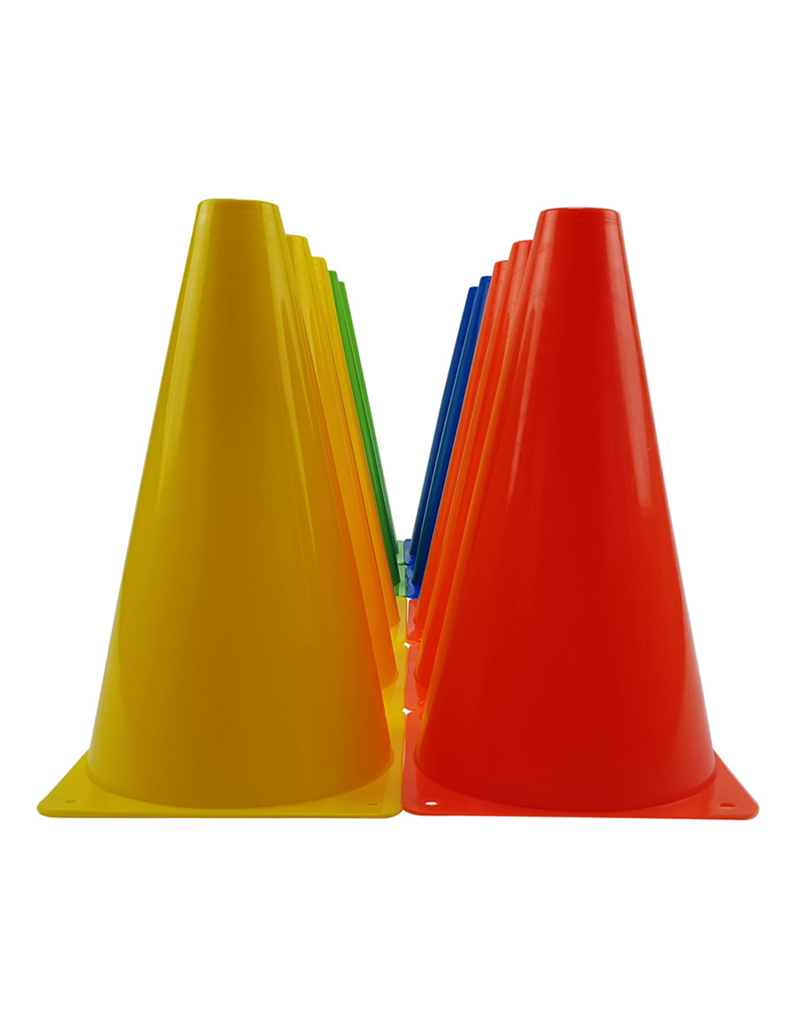 Tunturi Tunturi Training Cone Set, 10pcs, 23cm, Multicolor