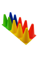 Tunturi Tunturi Training Cone Set, 10pcs, 23cm, Multicolor