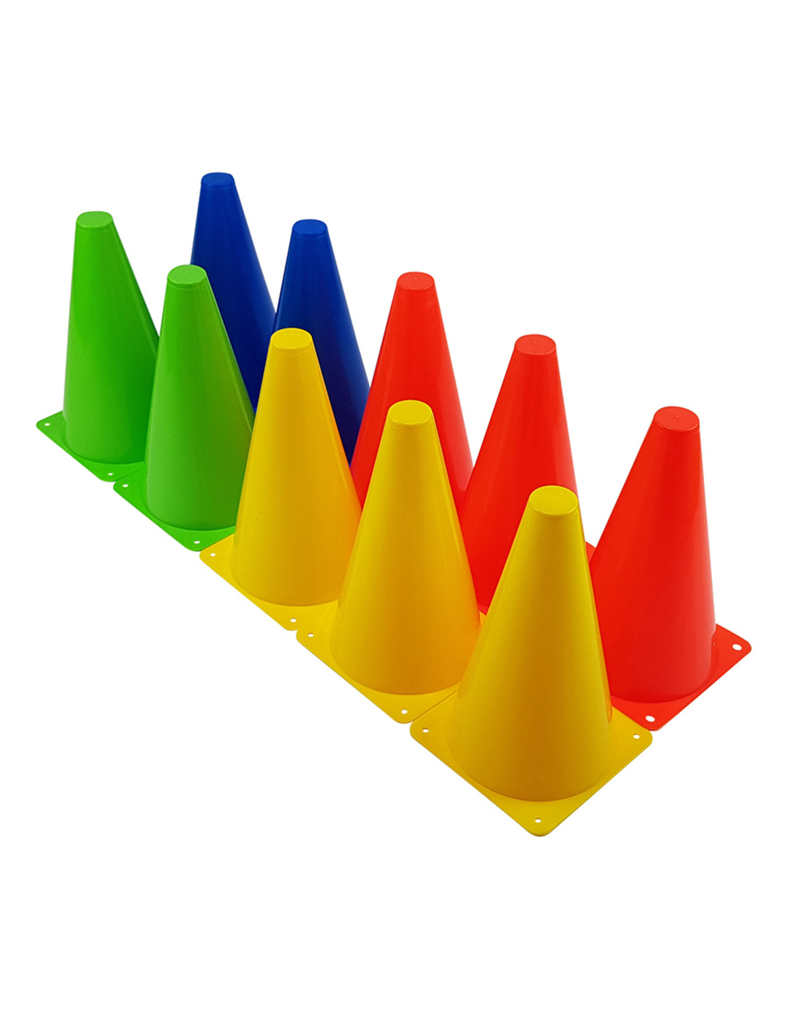 Tunturi Tunturi Training Cone Set, 10pcs, 23cm, Multicolor