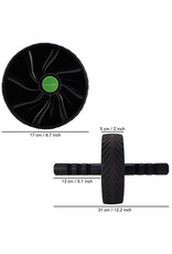 Tunturi Tunturi Exercise Wheel Black