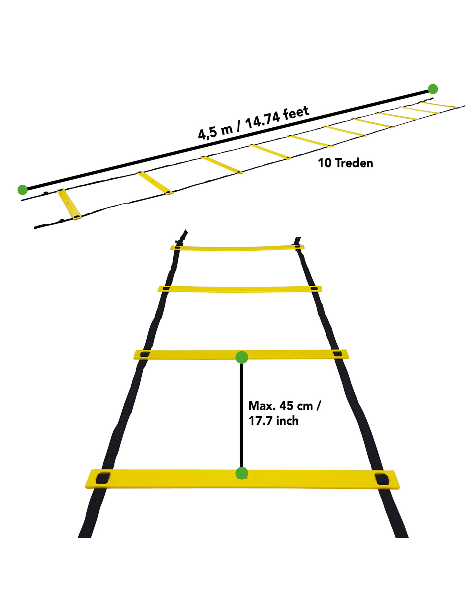Tunturi Tunturi Agility Ladder 4.5m