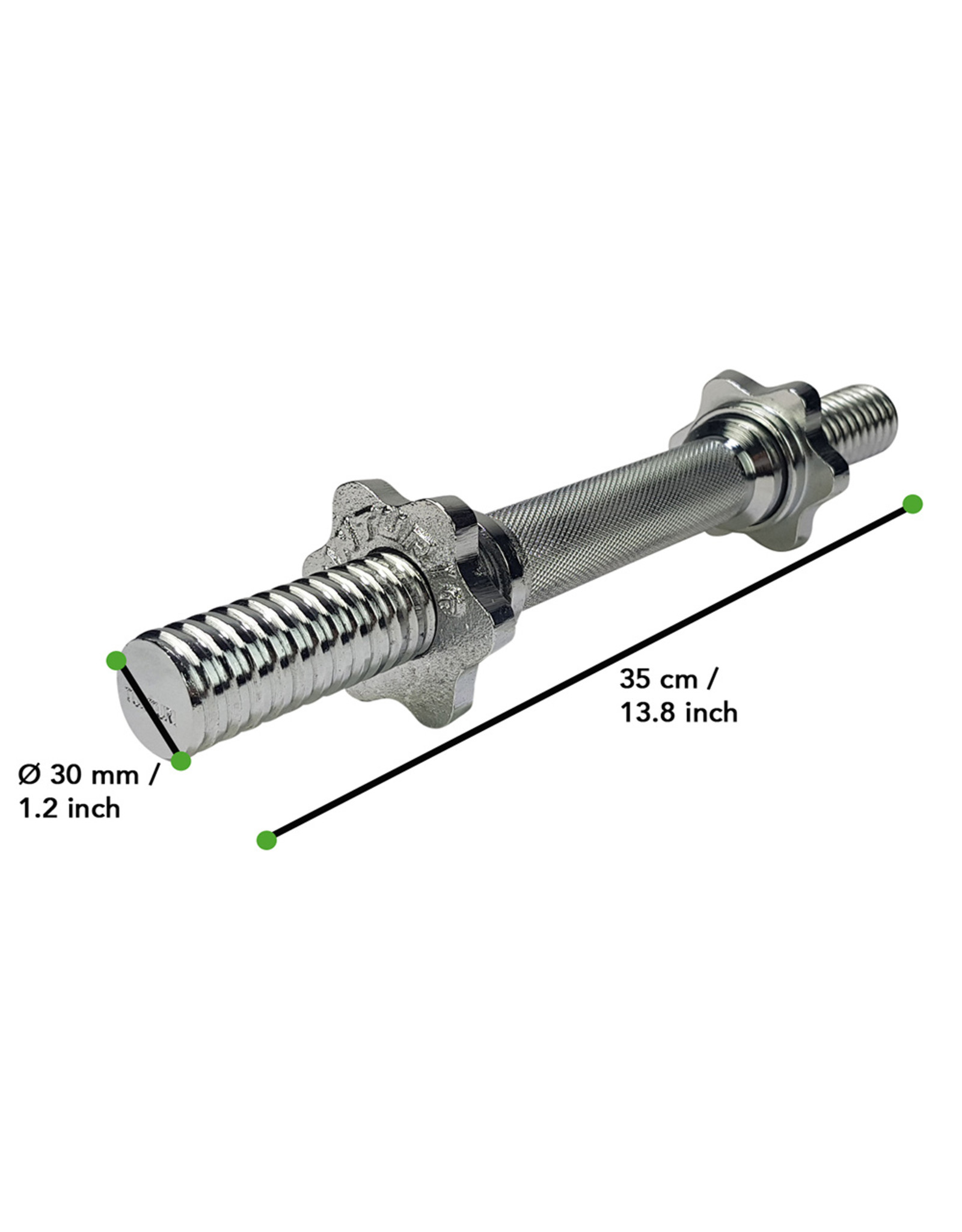 Tunturi Tunturi Dumbbellset 10kg, with 1 Bar Screw