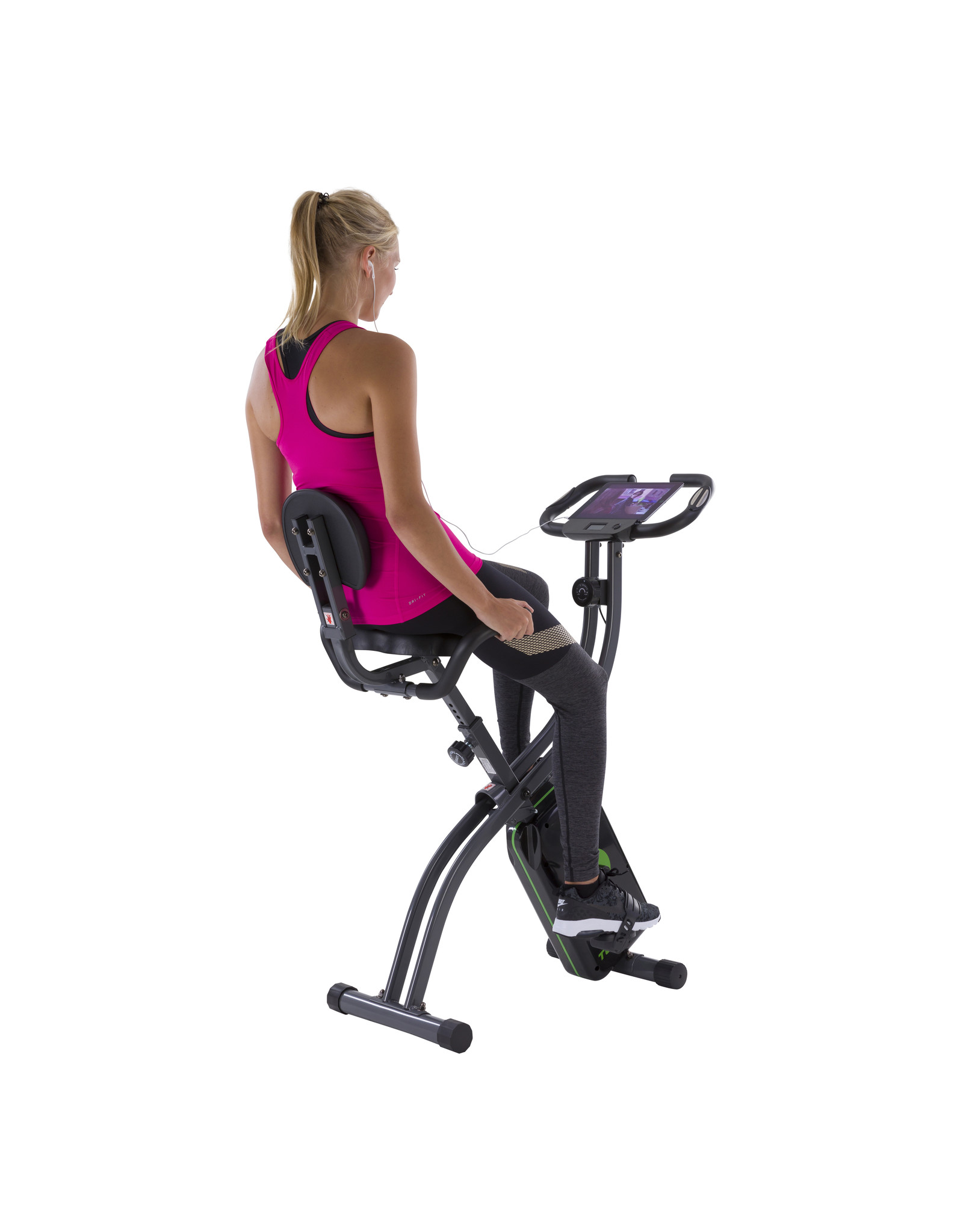 Tunturi Cardio Fit B25 X-Bike - Hometrainer - X-Bike - hometrainer - Opklapbare hometrainer met rugleuning Fitness Fiets NiemanSports