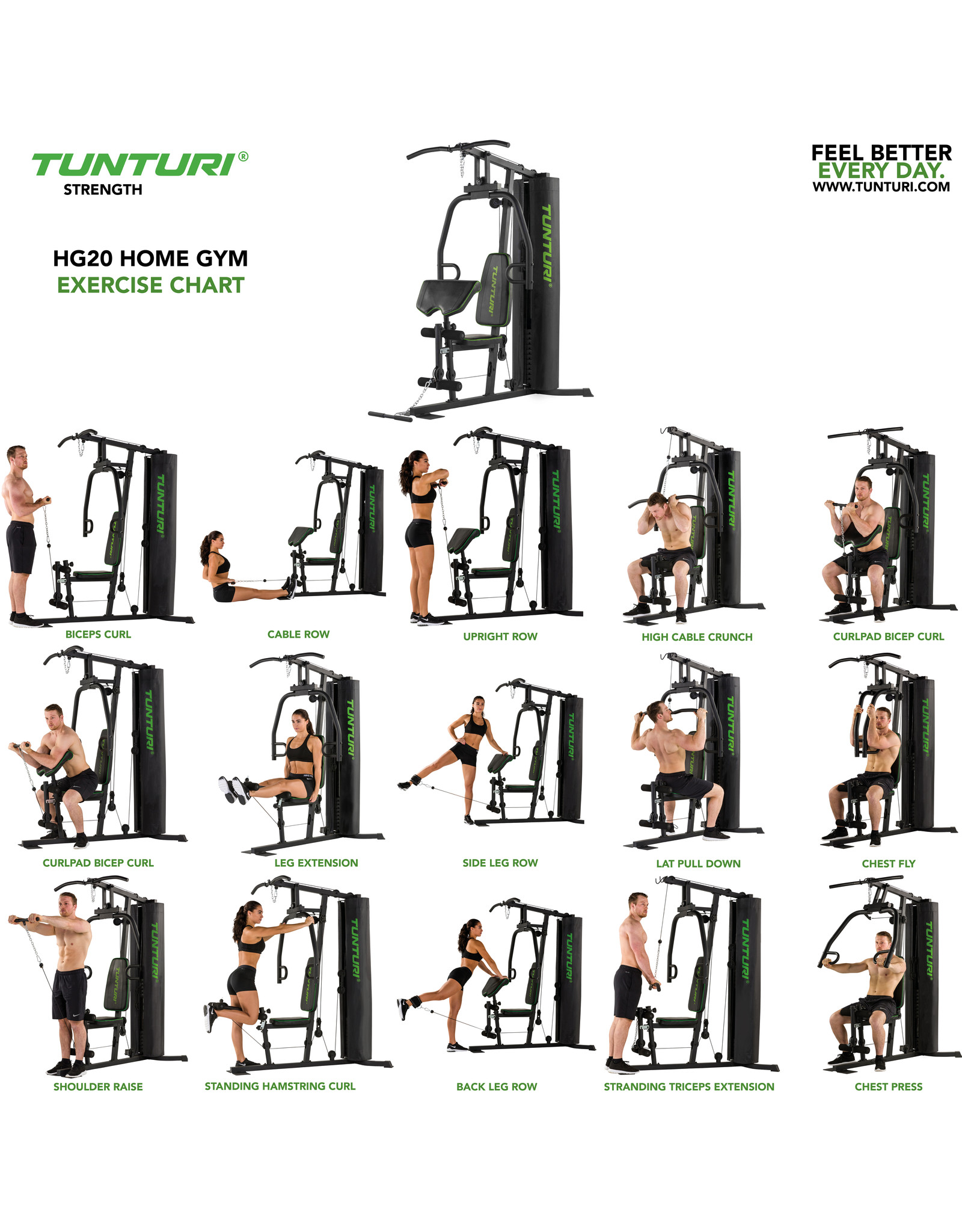 Tunturi Tunturi HG20 Home Gym (1/3)