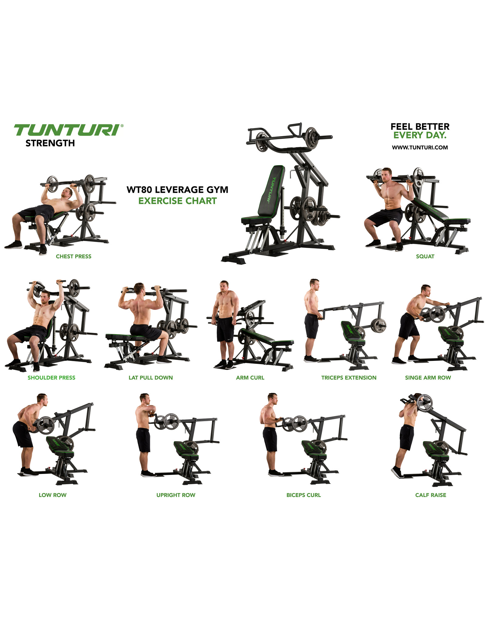 Tunturi Tunturi WT80 Leverage Gym (1/2)