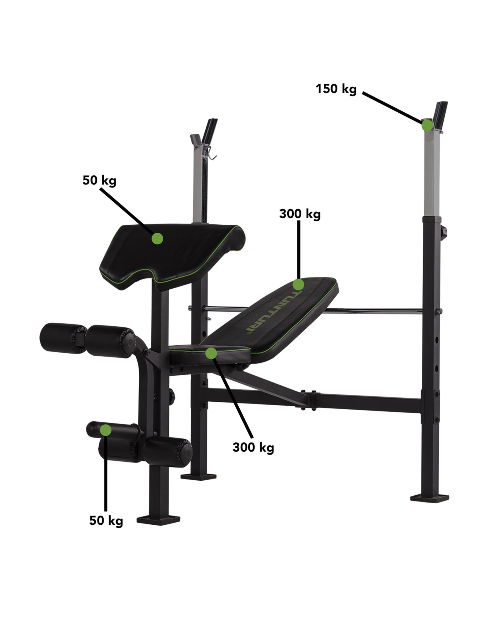 Tunturi Tunturi WB60 Olympic Width Weight Bench