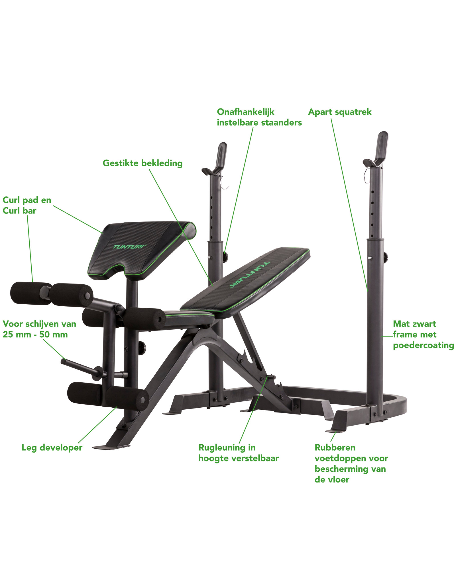 Tunturi Tunturi WB50 Mid Width Weight Bench