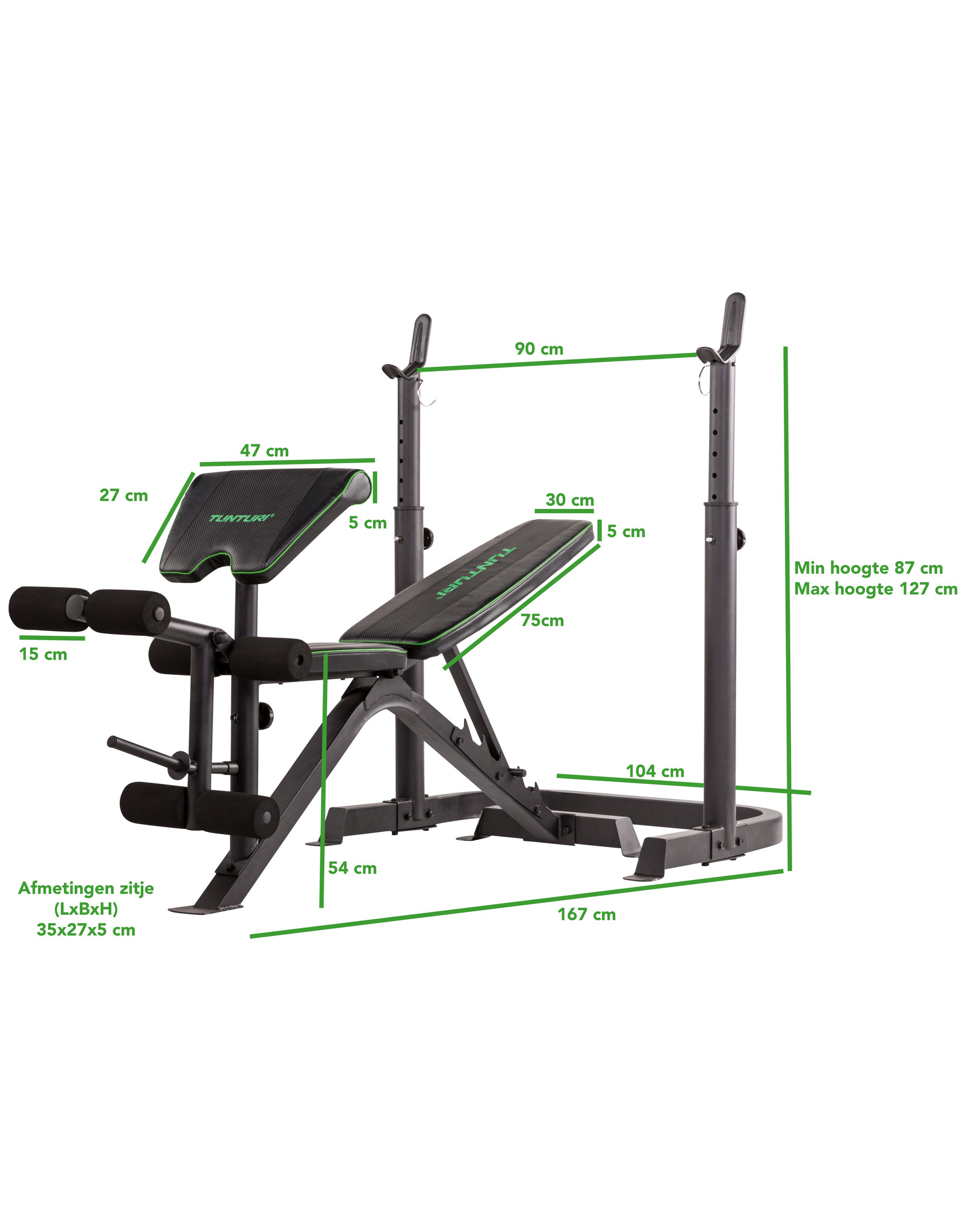 Tunturi Tunturi WB50 Mid Width Weight Bench