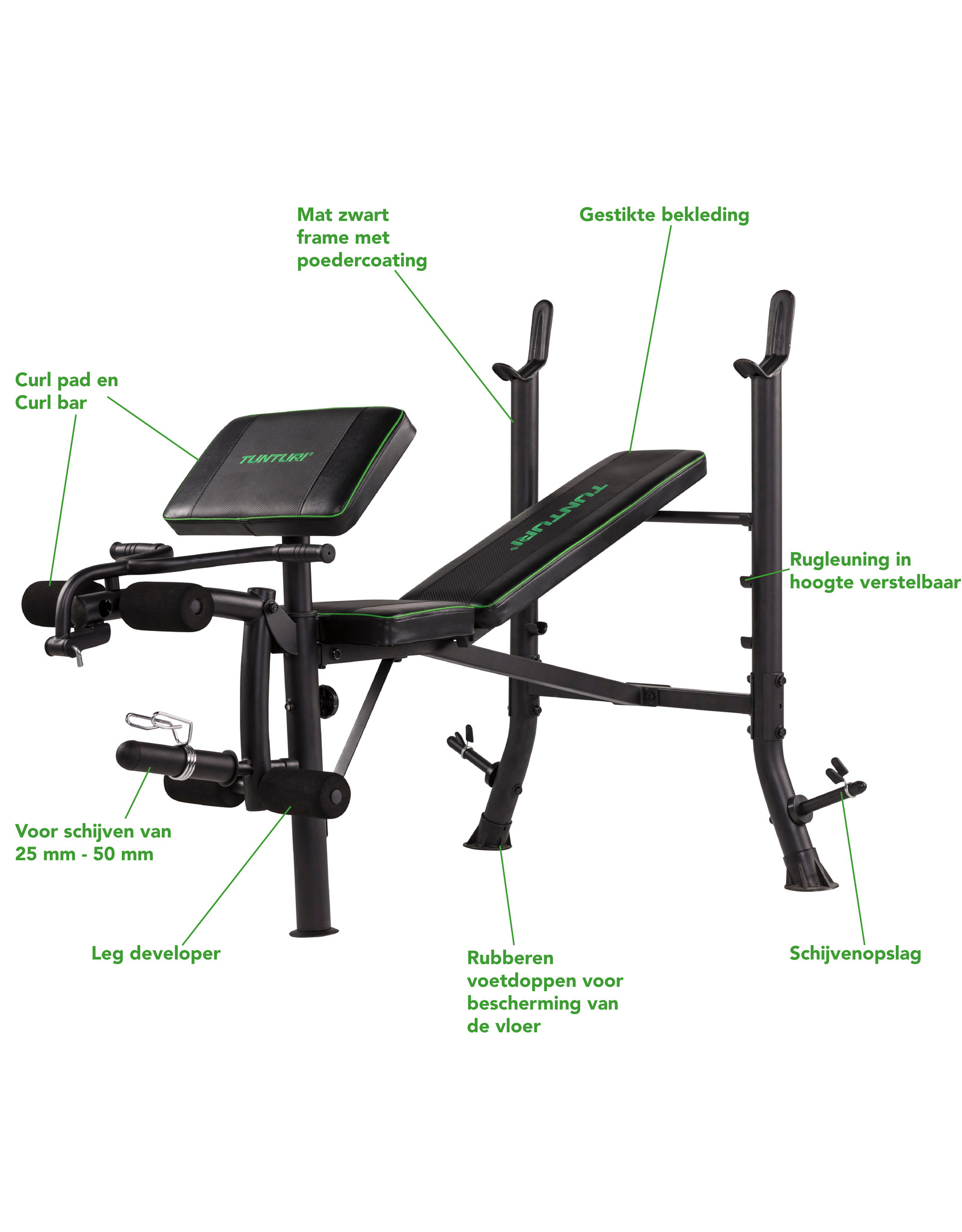 Tunturi Tunturi WB40 Compact Width Weight Bench