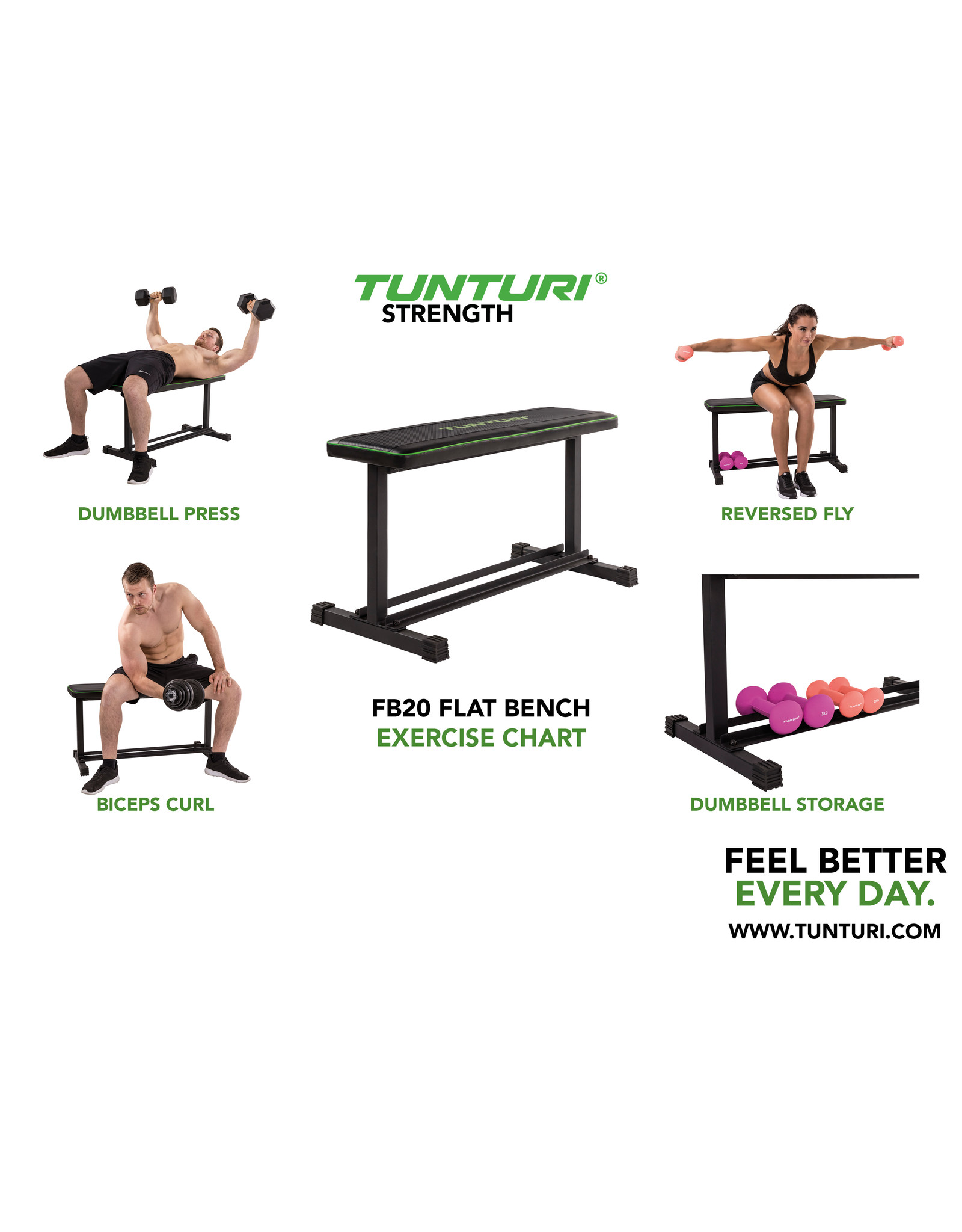 Tunturi Tunturi FB20 Flat Bench