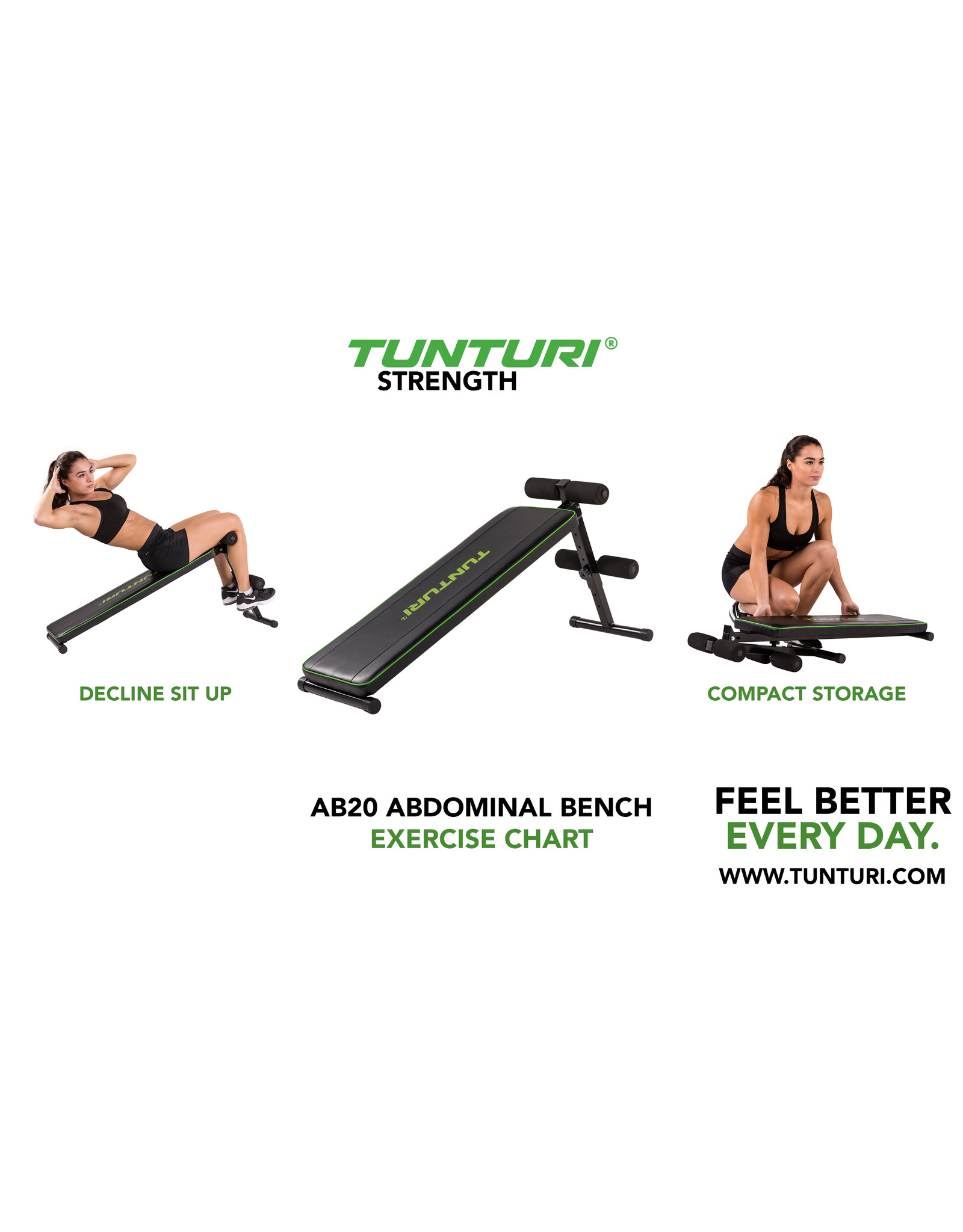 Tunturi Tunturi AB20 Abdominal Bench