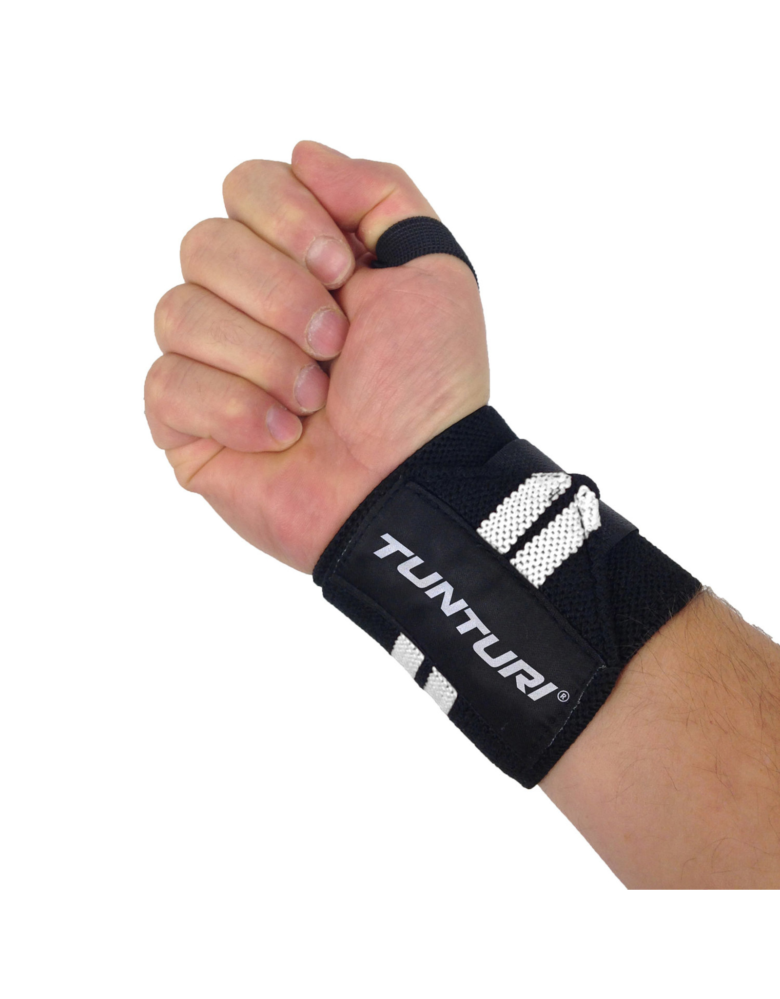Tunturi Tunturi Wrist Wraps, White, Pair