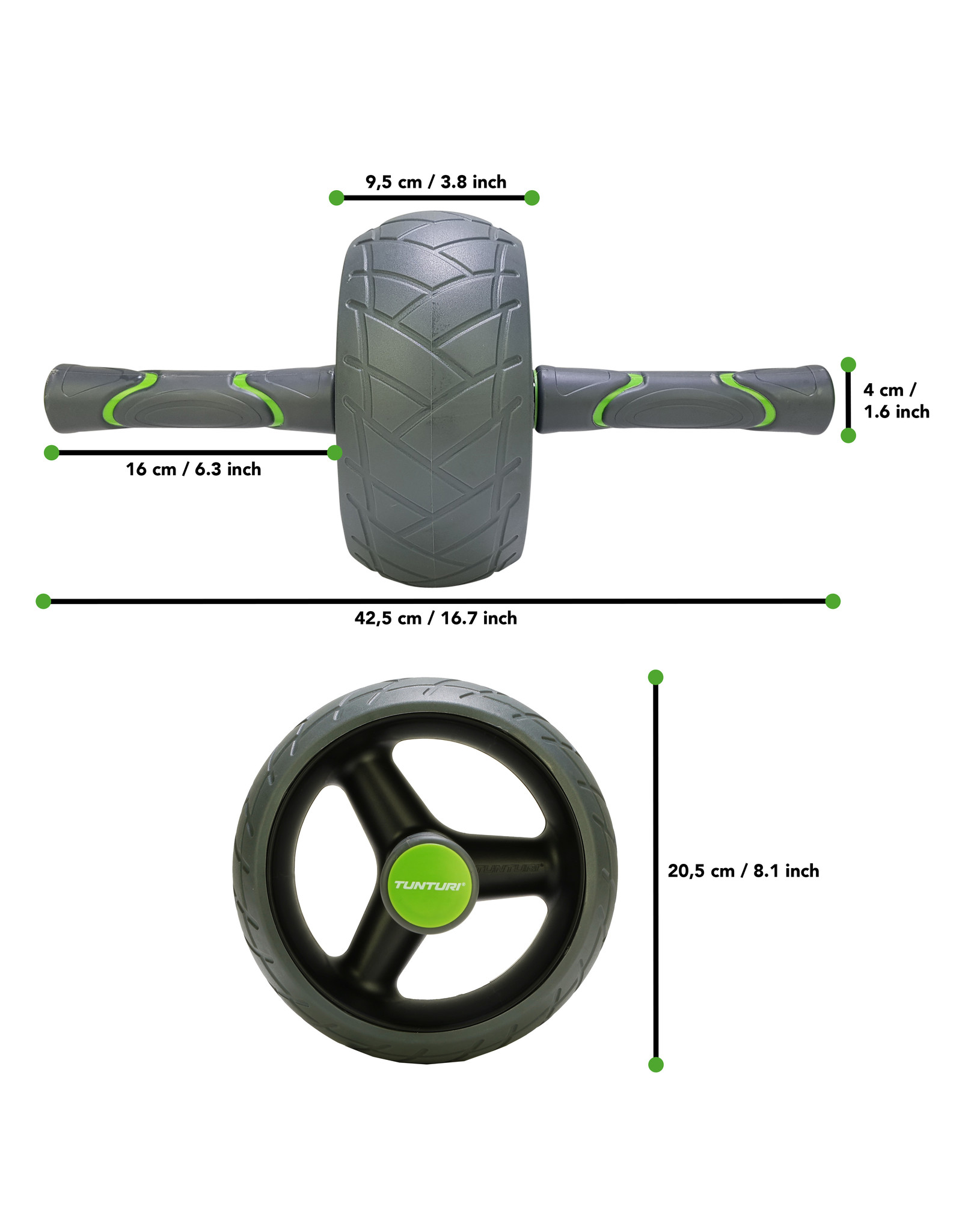 Tunturi Tunturi Pro Exercise Wheel Deluxe