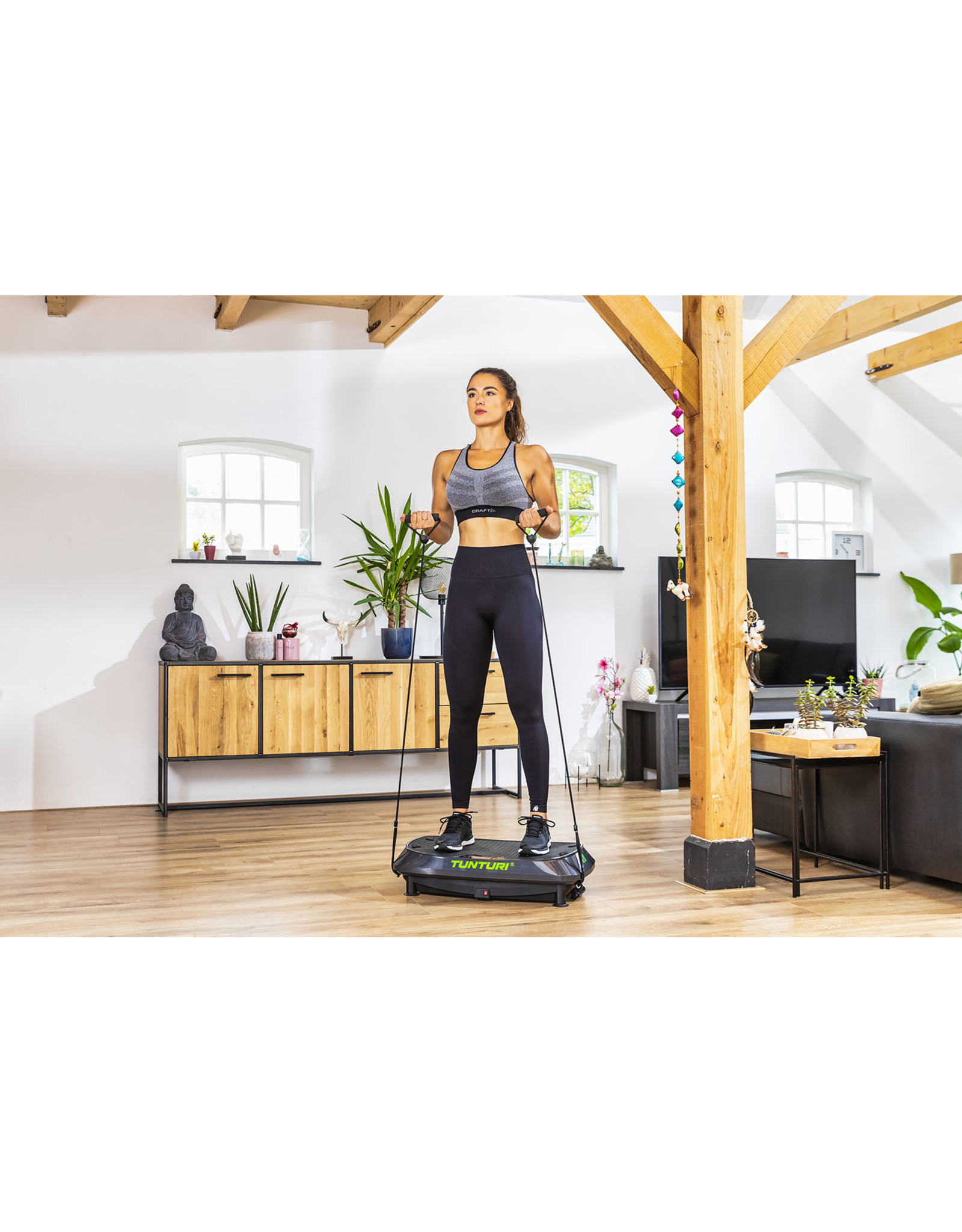 Tunturi Cardio Fit V20 Trilplaat - Incl. Fitnesstoel - Vibration plate - 30  Snelheden - 3 programma's - Vibratie en oscillatie - incl. gratis fitness  app - NiemanSports